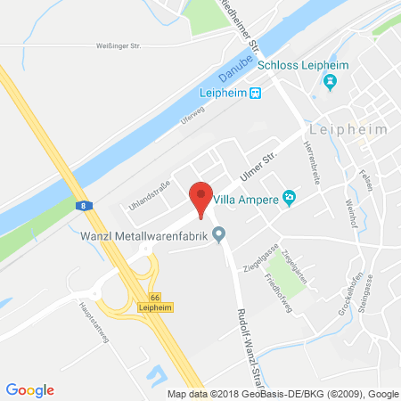 Standort der Tankstelle: ARAL Tankstelle in 89340, Leipheim