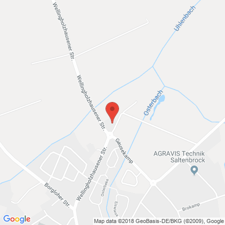 Position der Autogas-Tankstelle: Tankcenter Melle-wellingholzhausen in 49326, Melle-wellingholzhausen