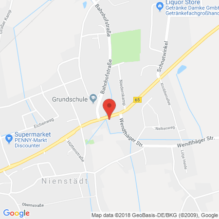 Position der Autogas-Tankstelle: Tank U. Waschcenter Harting Gmbh in 31688, Nienstädt