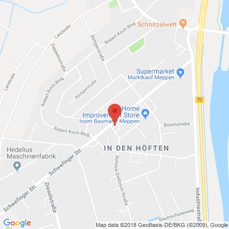 Standort der Tankstelle: BFT Tankstelle in 49716, Meppen