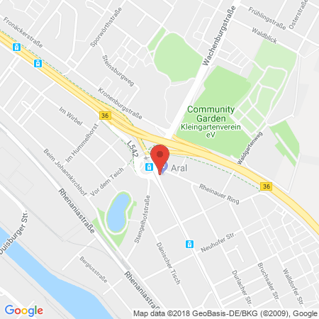 Standort der Tankstelle: ARAL Tankstelle in 68219, Mannheim