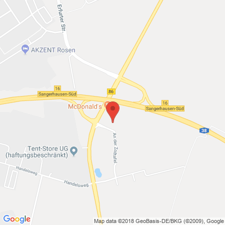 Standort der Tankstelle: TOTAL Tankstelle in 06526, SANGERHAUSEN-OBERROEBLINGEN