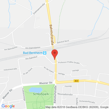 Position der Autogas-Tankstelle: Marco Wintels Gmbh in 48455, Bentheim
