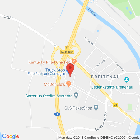 Standort der Tankstelle: ARAL Tankstelle in 34302, Guxhagen
