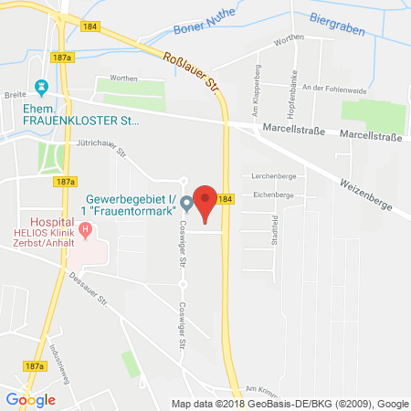 Standort der Tankstelle: STAR Tankstelle in 39261, Zerbst