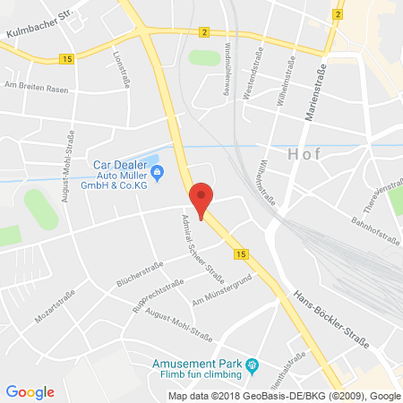 Standort der Tankstelle: OMV Tankstelle in 95030, Hof