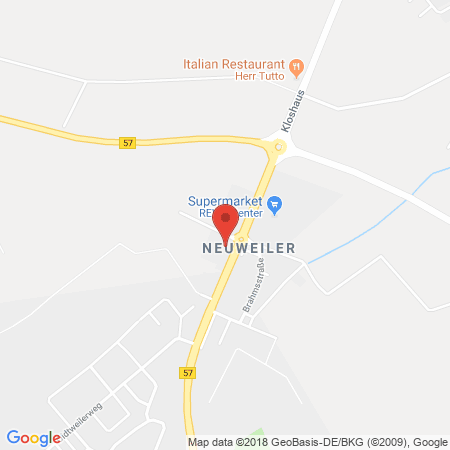 Position der Autogas-Tankstelle: Shell Tankstelle in 52477, Alsdorf