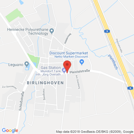 Position der Autogas-Tankstelle: Pleistal Autoservice in 53757, St. Augustin Birlinghoven