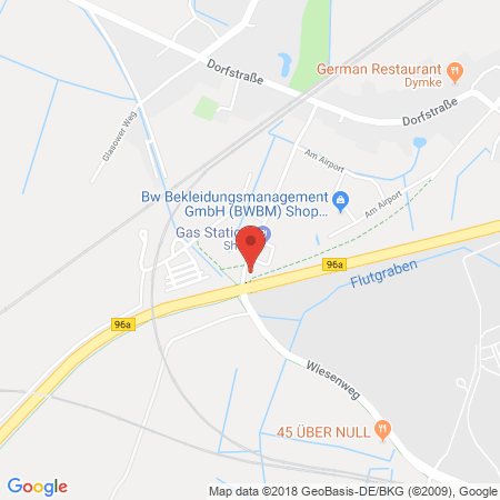 Position der Autogas-Tankstelle: Shell Tankstelle in 12529, Schoenefeld