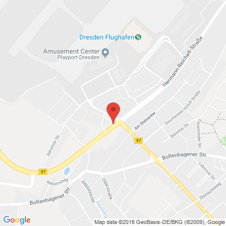 Position der Autogas-Tankstelle: Agip Tankstelle in 01109, Dresden