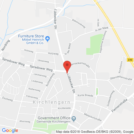 Standort der Tankstelle: Westfalen Tankstelle in 32278, Kirchlengern