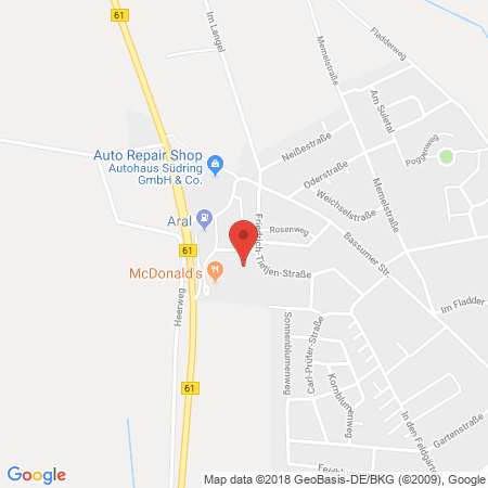 Standort der Autogas Tankstelle: Jantson & Hocke KG Aral-Markenvertriebspartner in 27232, Sulingen