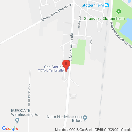 Standort der Tankstelle: TotalEnergies Tankstelle in 99095, Erfurt-Stotternheim