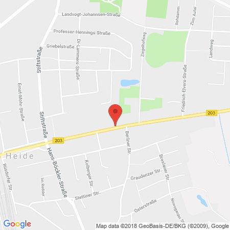 Standort der Autogas Tankstelle: Shell Station Clauspeter Hinz in 25746, Heide