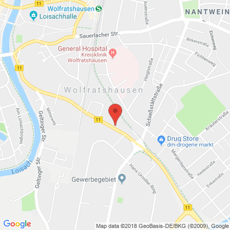 Standort der Tankstelle: Shell Tankstelle in 82515, Wolfratshausen