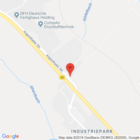 Position der Autogas-Tankstelle: Raiffeisen Hunsrück Handelsgesellschaft Mbh in 55469, Simmern