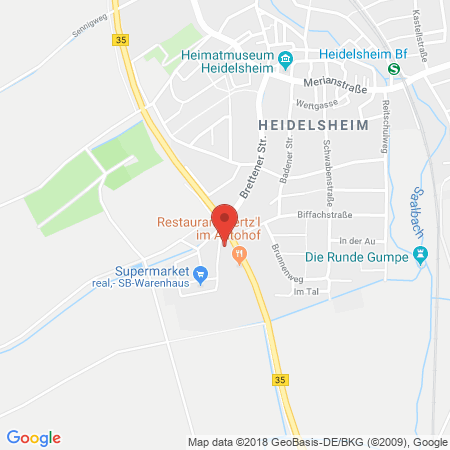 Standort der Tankstelle: Shell Tankstelle in 76646, Bruchsal