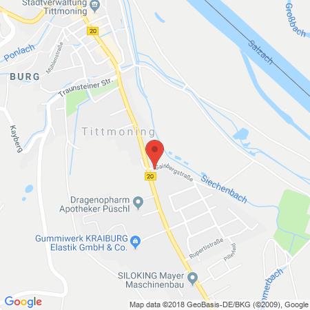 Position der Autogas-Tankstelle: Vewag Verwaltungsgesellschaft Mbh Mw Tankstelle in 84529, Tittmoning