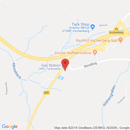 Position der Autogas-Tankstelle: OMV Tankstelle in 83737, Irschenberg