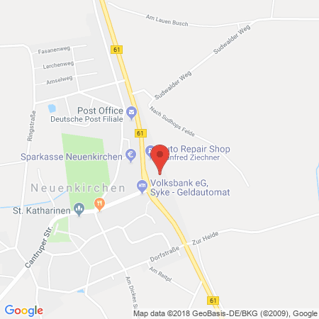 Standort der Tankstelle: T & W Tankstelle in 27251, Neuenkirchen b. Bassum