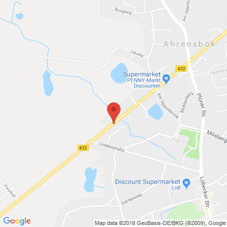 Standort der Tankstelle: STAR Tankstelle in 23623, Ahrensbök