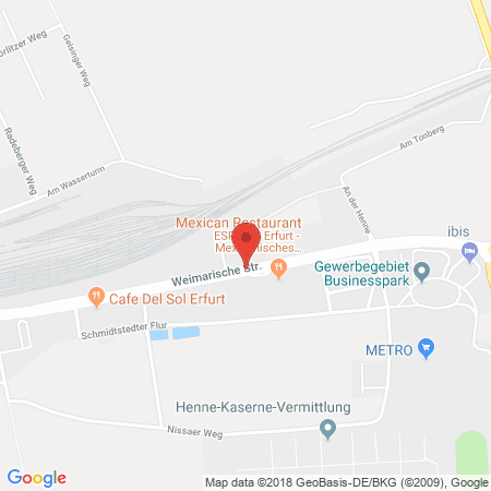 Standort der Tankstelle: STAR Tankstelle in 99099, Erfurt