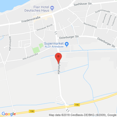 Position der Autogas-Tankstelle: Star Tankstelle in 39619, Arendsee/ Altmark