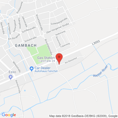 Standort der Tankstelle: CardTank 24 Tankstelle in 35516, Gambach