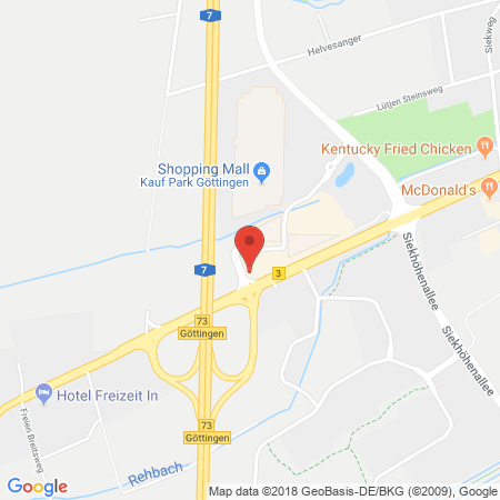 Position der Autogas-Tankstelle: JET Tankstelle in 37079, Goettingen