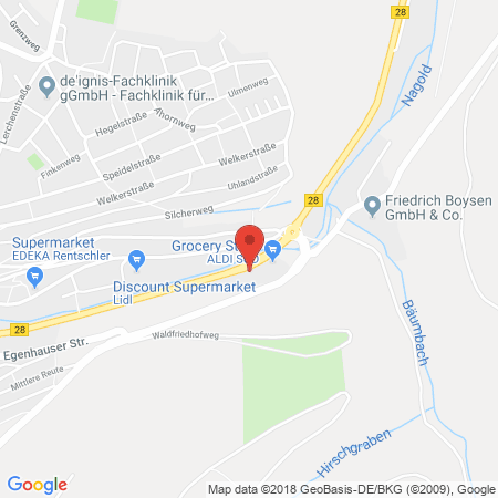 Standort der Tankstelle: MTB Tankstelle in 72213, Altensteig