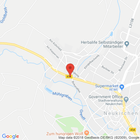 Position der Autogas-Tankstelle: Ross Automobile Heinirch Ross KG Lomo-Tankstelle in 34626, Neukirchen
