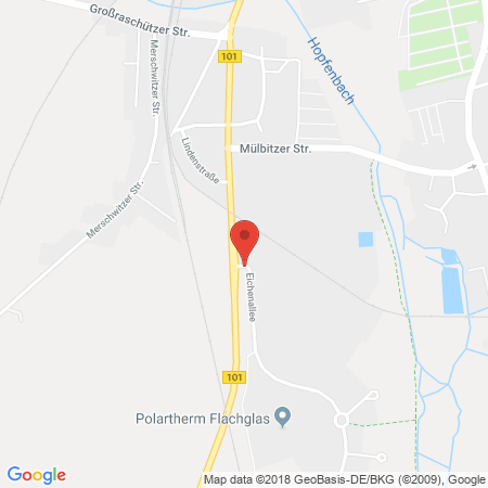 Position der Autogas-Tankstelle: Star Tankstelle in 01558, Großenhain