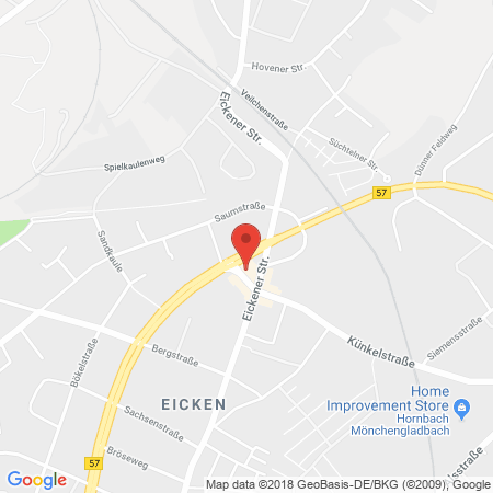 Standort der Tankstelle: ARAL Tankstelle in 41063, Mönchengladbach