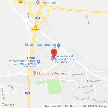 Position der Autogas-Tankstelle: Sb-markttankstelle Zimmern Raiffeisenstr. in 78658, Zimmern