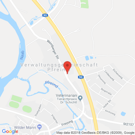 Standort der Tankstelle: TotalEnergies Tankstelle in 92536, Pfreimd