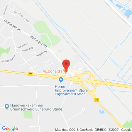 Position der Autogas-Tankstelle: Rolf Willmann in 21680, Stade