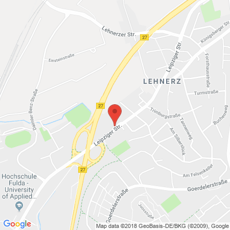 Standort der Tankstelle: Shell Tankstelle in 36039, Fulda