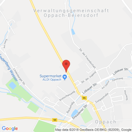 Position der Autogas-Tankstelle: GO Tankstelle in 02763, Oppach
