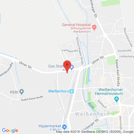 Standort der Tankstelle: ARAL Tankstelle in 89264, Weißenhorn