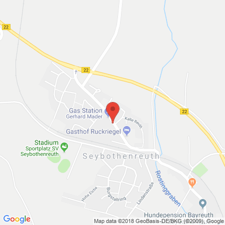 Position der Autogas-Tankstelle: Avia Tankstelle in 95517, Seybothenreuth
