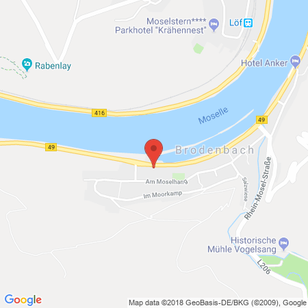 Standort der Tankstelle: Markenfreie TS Tankstelle in 56332, Brodenbach