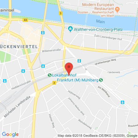 Standort der Tankstelle: ARAL Tankstelle in 60594, Frankfurt
