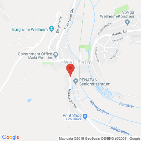 Standort der Tankstelle: AVIA Tankstelle in 91809, Wellheim