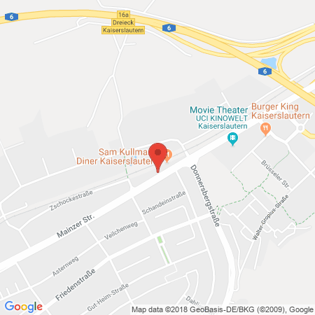 Standort der Tankstelle: ARAL Tankstelle in 67657, Kaiserslautern