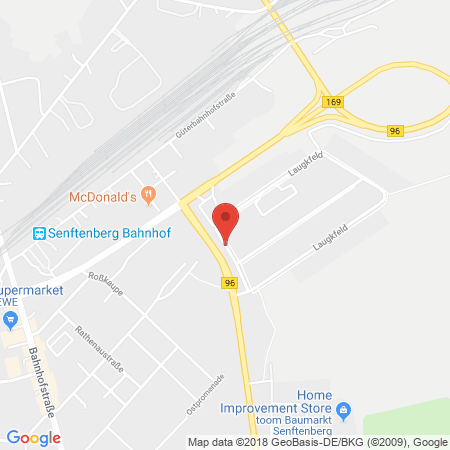 Position der Autogas-Tankstelle: Autohaus Mosig GmbH in 01968, Senftenberg
