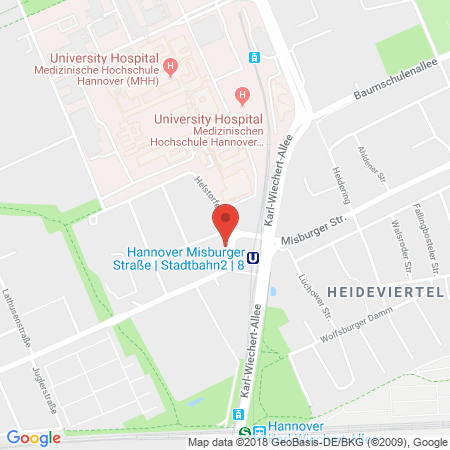 Position der Autogas-Tankstelle: Shell Tankstelle in 30625, Hannover