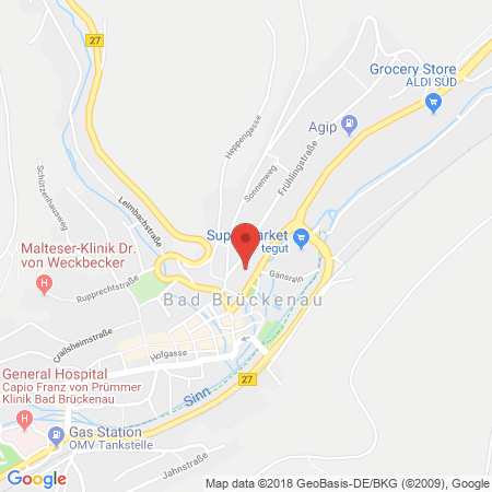 Standort der Tankstelle: Agip Tankstelle in 97769, Bad Brueckenau