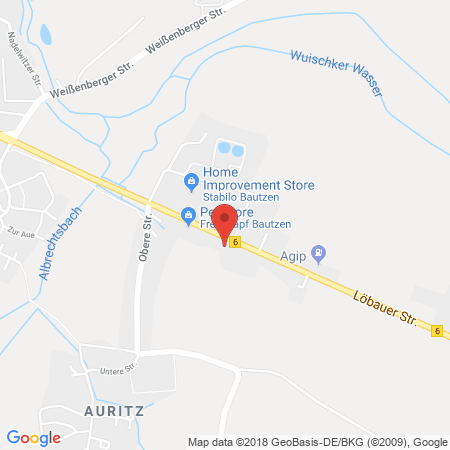 Position der Autogas-Tankstelle: Bautzen, Löbauer Str. 134. in 02627, Bautzen