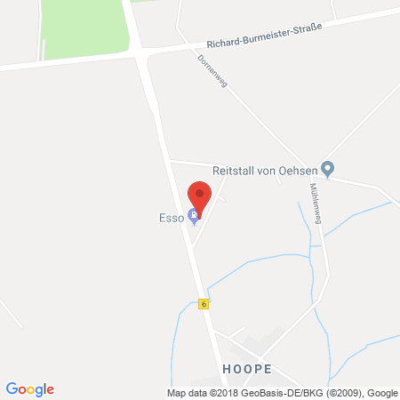 Position der Autogas-Tankstelle: Esso Tankstelle in 27628, Wulsbuettel
