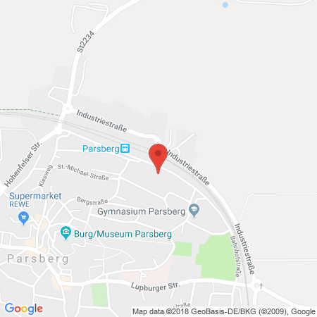 Position der Autogas-Tankstelle: Baywa Tankstelle Parsberg  in 92331, Parsberg